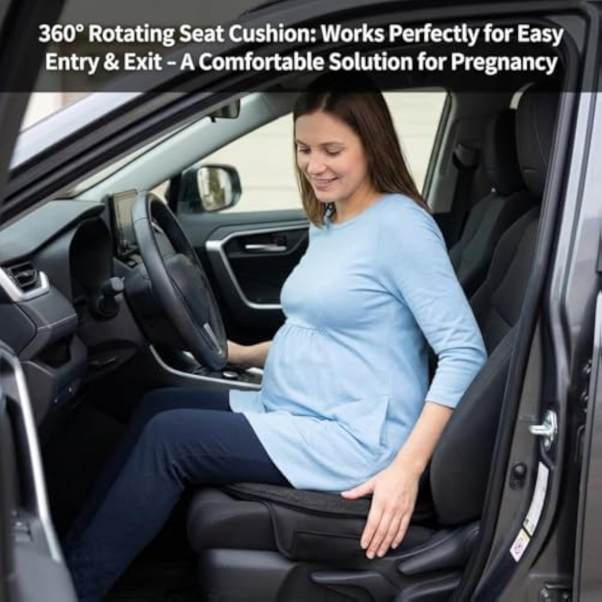 360° Swivel Rotating Seat Cushion for Easy Movement